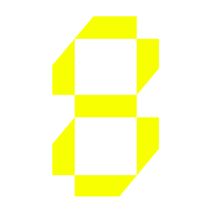 Straight-8 in der Farbe Lemon