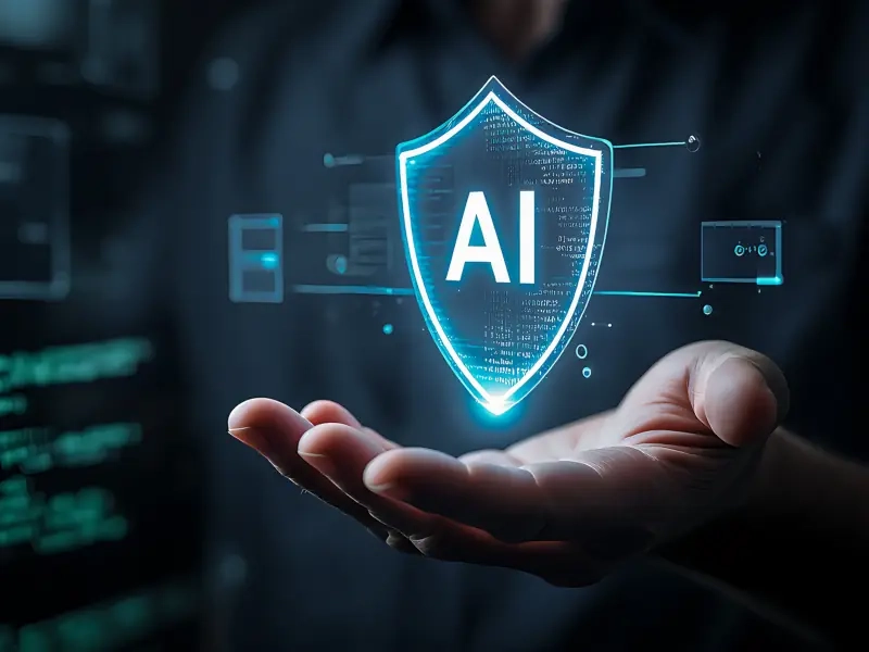 AI-Phishing Hand + AI Symbol